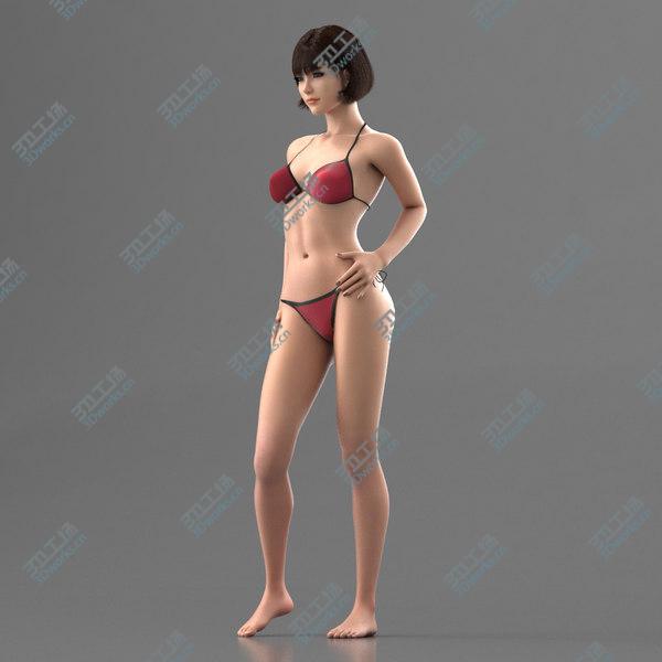 images/goods_img/20210312/Bunny Girl Asia Bikini Girl Naked 3D model/4.jpg